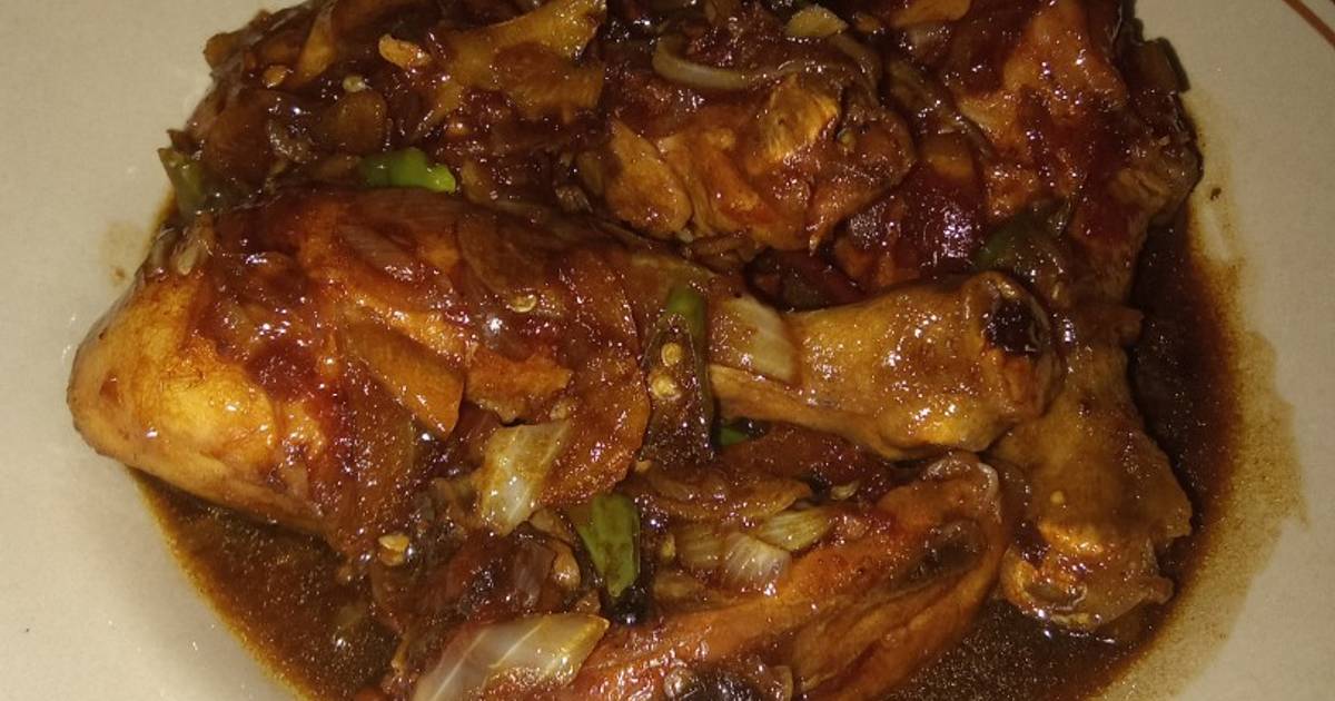 Resep Ayam bumbu kecap oleh Hikmah Fazria - Cookpad