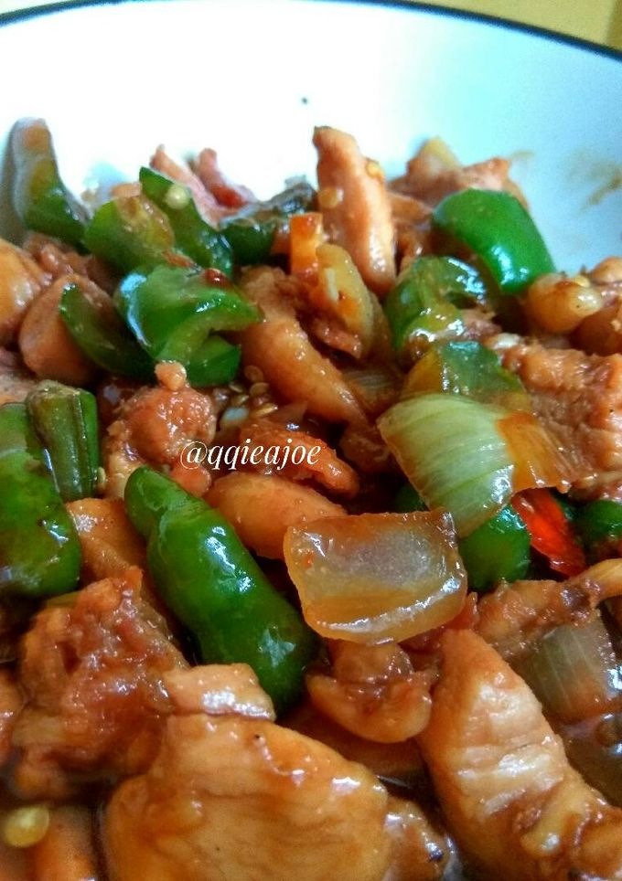 Foto resep Ayam paprika saos tiram
