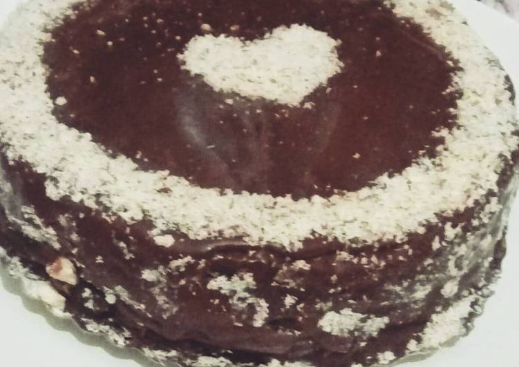 Recipe of Perfect Eggless Chocolate  whole wheat flour cake