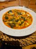Potaje garbanzos con espinacas y bacalao