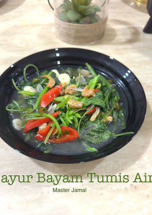 Gambar 🍁Sayur Bayam Tumis Air