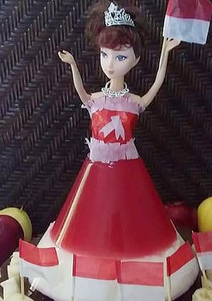 Foto resep 🇮🇩🇮🇩🇮🇩Puding Barbie Merah Putih🇮🇩🇮🇩🇮🇩