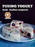 Puding Yogurt Buah-buahan Campuran