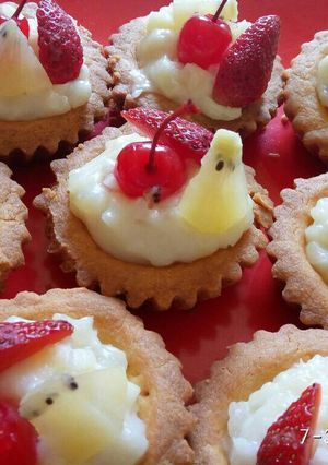 Foto resep Fruit Pie Cake (Kue Pai Toping buah2 an)