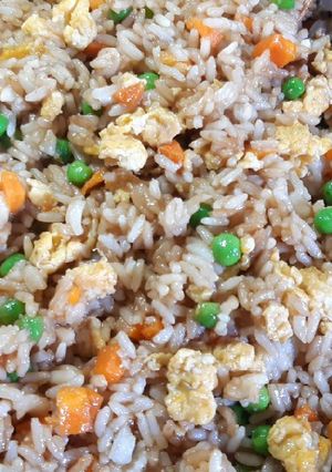 Φωτογραφία της συνταγής Fried rice (τηγανητό ρύζι)