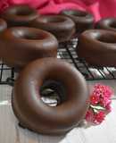 Donuts de calabaza muerte por chocolate