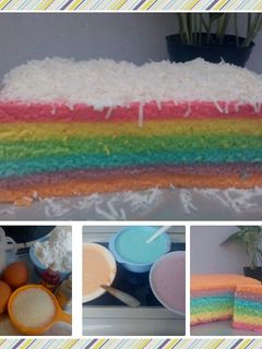 Foto resep Bolu Kukus Pelangi