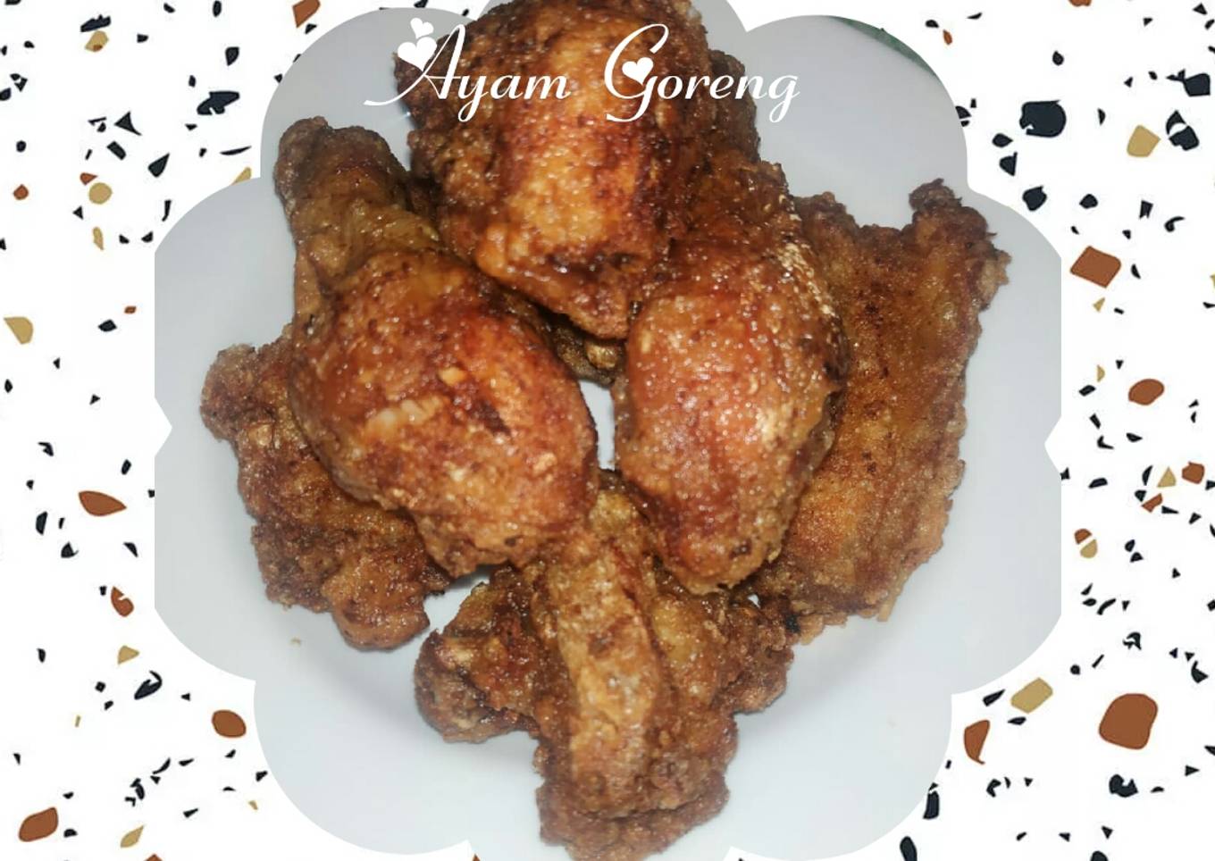 Ayam Goreng Praktis 5 bahan saja