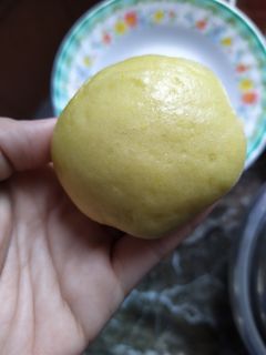 Hình của món Bánh bao bí đỏ.