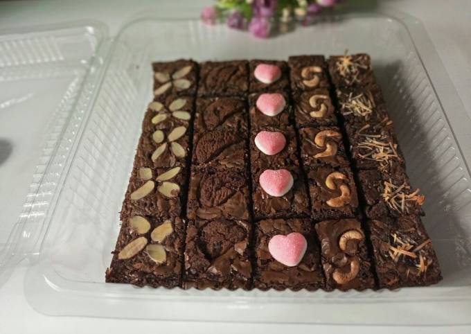 Resep Brownies Fudgy Shiny Oleh Juadah Cookpad