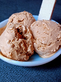Una foto de Helado de dulce de leche