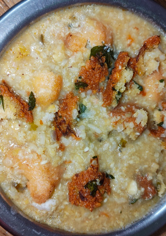 வடைகள் நீந்தும் நோன்பு கஞ்சி(nonbu kanji recipe in tamil) செய்முறை முக்கிய புகைப்படம்