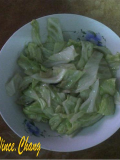 清炒高麗菜 的食譜成品照片