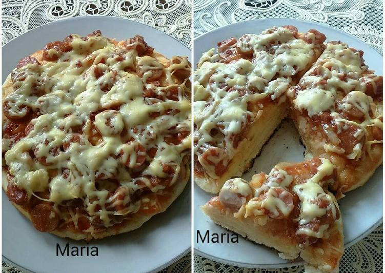 Pizza Teflon simple dan empuk 🍕