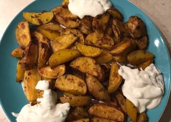 Popular Cuisine Healthy and delicious potatoes with sauce vegetarian Most Delicious Popular Cuisine Healthy and delicious potatoes with sauce vegetarian Most Delicious