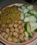 Arroz integral al curry