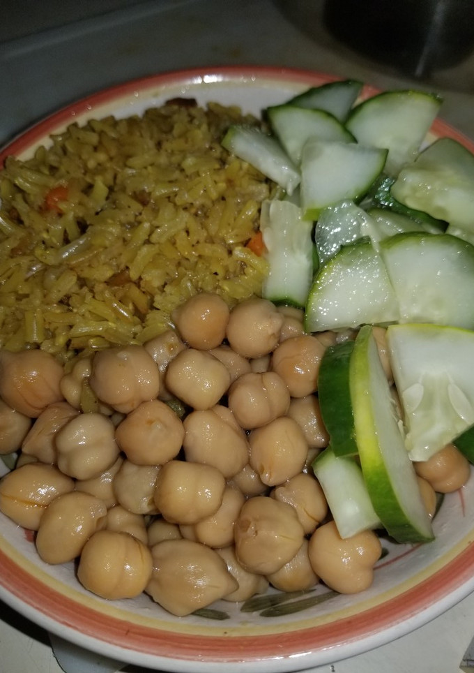 Una foto de Arroz integral al curry