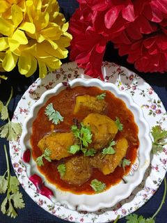 आलू प्याज़ की सब्जी रेसिपी मुख्य फोटो