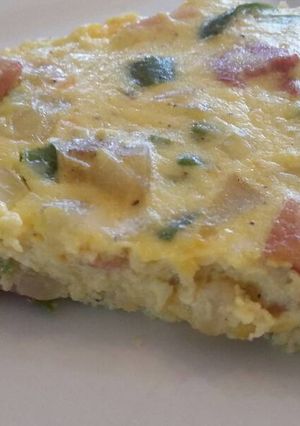 A picture of Spicy Ham Frittata.