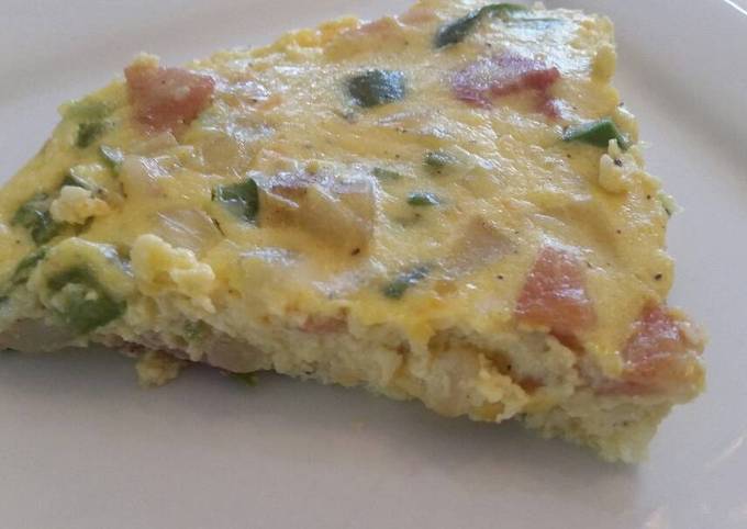 Easiest Way to Prepare Perfect Spicy Ham Frittata