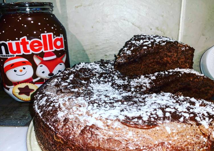 Gateau Au Nutella Du Dimanche Cocooning De Maelys Denis Cookpad