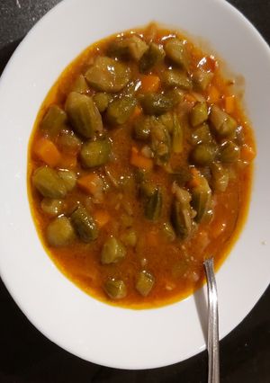 A picture of Okra(bamia).