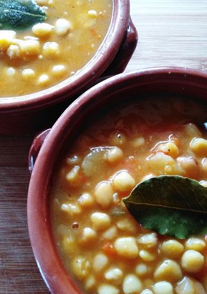 A picture of Cicerchia Soup.