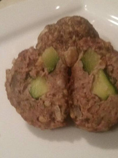 A picture of Crunchy Zucchini Stuffed Meatballs.