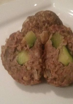 A picture of Crunchy Zucchini Stuffed Meatballs.