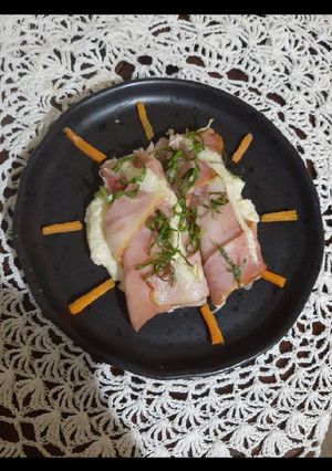 Una foto de Rollitos de jamón