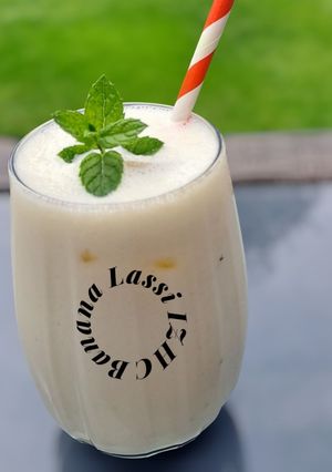 A picture of 🍌🍺BANANA LASSI🍺🍌.