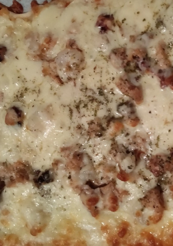 Una foto de Pizza marinera