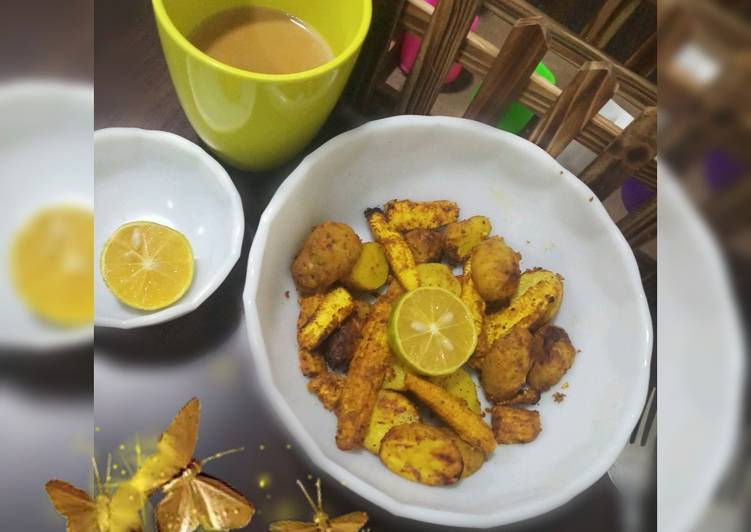 How to Prepare Any-night-of-the-week Chatpata baby corn and baby potatoes