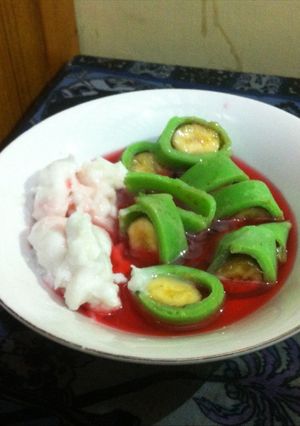 Foto resep Pisang ijo teflon