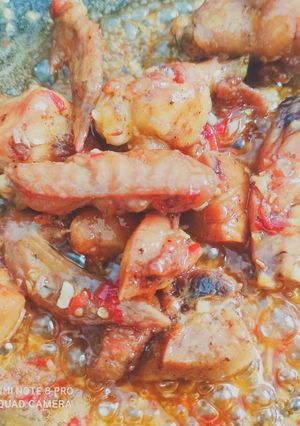 Hình của món Cánh gà chiên mắm.