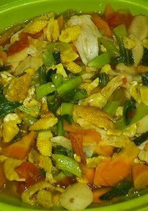 Foto resep Capcay terasi sederhana