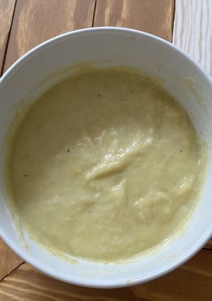 Una foto de Crema de puerro