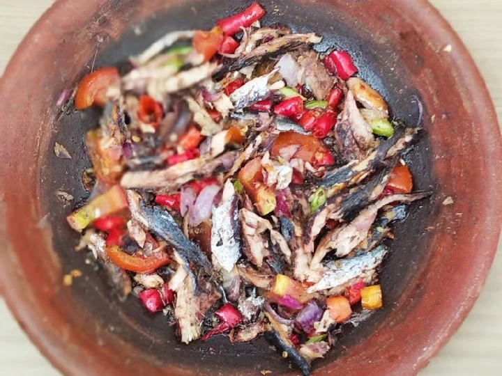 Easy Steps to Make Recipes Sambal gami pindang pete the So Delicious Delicious.