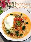 Mie Instan kuah Bayam Wortel