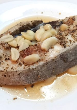 蒜香清蒸鱈魚 的食譜成品照片