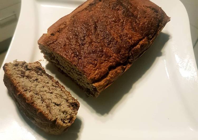 Banana bread healthy marbré