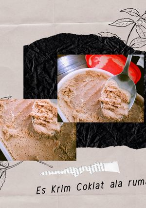 Foto resep Es Krim Coklat Lembut ala rumahan No Mixer No blender