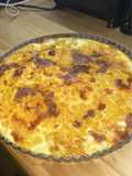 Tarta de fiambre (sin masa)