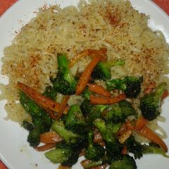 A picture of Broccoli /noodles #vegetables contest.