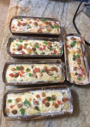 Una foto de Budín inglés de limón