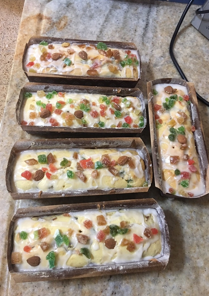 Una foto de Budín inglés de limón