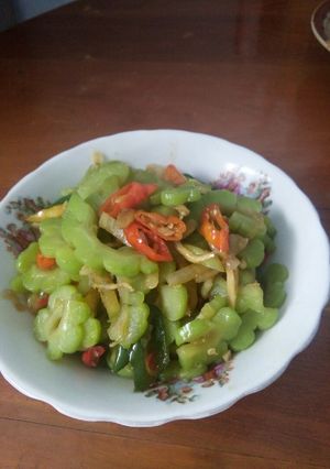 Foto resep Tumis pare teri tidak pahit