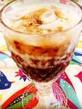 Capuchino frío con leche de coco