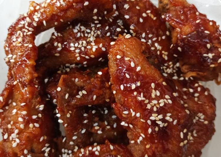 makanan Ayam Goreng Korea Jadi, Enak Banget