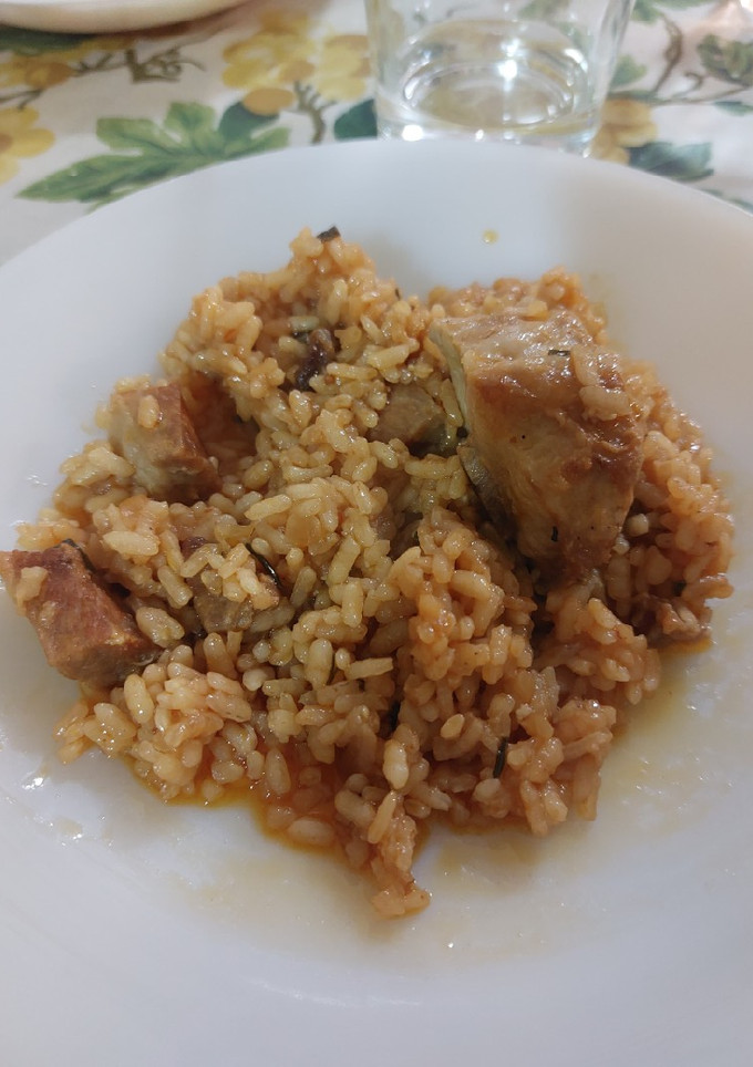 Una foto de Arroz meloso ibérico